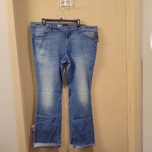 Mossimo. Midrise Skinny Bootcut Women's Flare Jeans in Classic Blue Size 18/34 R